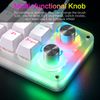 Koolertron 9-Key Mechanical Numpad with 2 Programmable Knobs, LED Backlit Macro Gaming Keyboard, Fully Customizable Numeric Keypad for PC