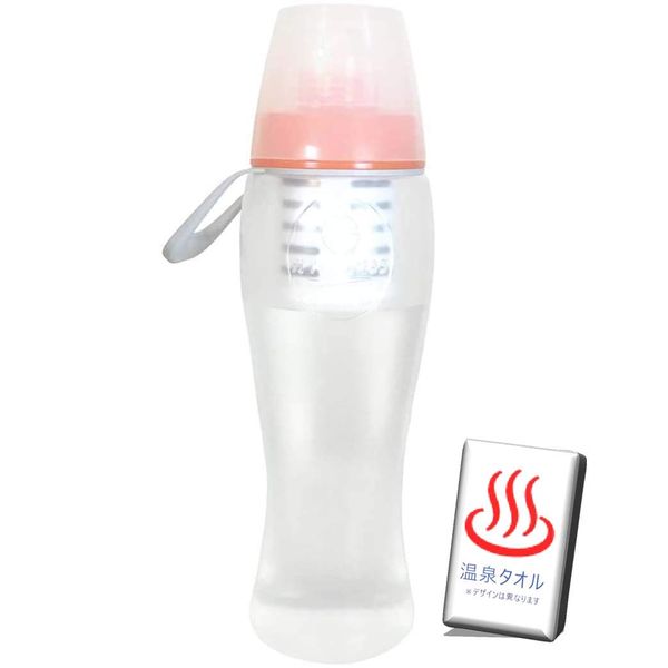 Gaia Water 135 Gaia Light Bottle (Orange) with Original Hot Spring Towel