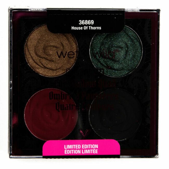 ❤ NEW Limited Edition Wet n Wild Color Icon Eyeshadow Quad 36869 House of Thorns