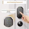 ARPHA Keyless Smart Door Lock AutoLock Open Mode One-Touch Lock/Unlock Anti-Peek