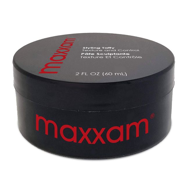 Maxxam Styling Taffy For Men, Molding & Texturizing Flexible Medium Hold Hair Control, Matte Finish Sculpting Cream 2 Fl Oz