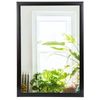 24 x 36" Rectangular Wall Mirror Sturdy Frame HD Clear Images Makeup Mirror