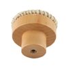 WANGCL 6pcs Rattan Dresser Knobs Handmade Wicker Woven Cabinet Knobs Dresser Handles Drawer Hardware Pulls （Beige）
