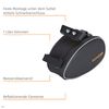 Prophete, saddle bag, in black, size L