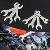 Ultra Thin Hex Spanner Set Short Type Mini Wrench Set Thickness 0.08 inch (2 mm) Double Open End Wrench