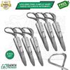 6 Pcs Jones Towel Clamp 2.5″ Sharp Pointed Tips Veterinary Surgical Instruments