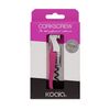 Koala Spain AC Two-Stroke Corkscrew with Articulated Spring, Pink