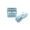 XYZA Small Copy & Paste Keyboard "Tiny Keyboard 2 Button Keyboard for Mac/iPad" White
