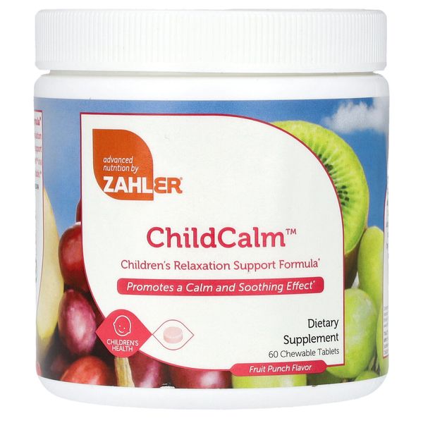 ChildCalm, Children's Relaxation Support Formula, Fruit Punch, 60 Chewable