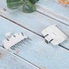 Hair Limit Comb, Universal Clipper Comb Attachment for Professional Electroplating Cutting Guide 1.5MM+4.5MM(Electroplating Silver)