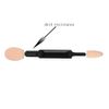 Deksias Eyeshadow Tip, Eyeshadow Brush, Makeup Brush, Commercial Use, Disposable Disposable, 50 Pieces, Double, Makeup Tool, Beige