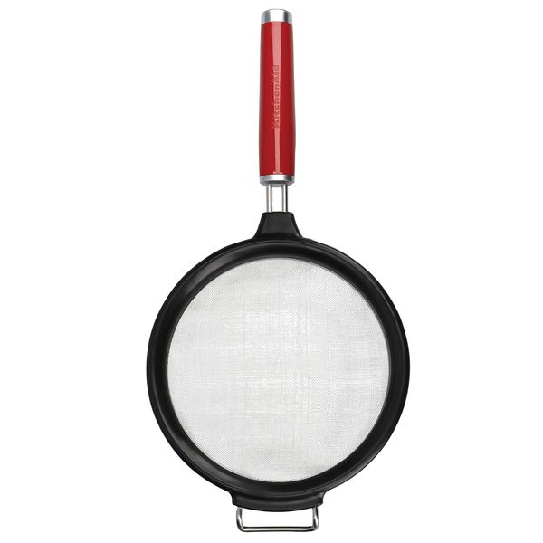 KitchenAid Sieve, Mesh Strainer, Medium 17.5 cm, Empire Red