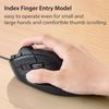 ELECOM DEFT Trackball Mouse, Wired, Finger Control, 8-Button Function with Smooth Tracking, Ergonomic Design, Windows11, macOS (M-DT2URBK)