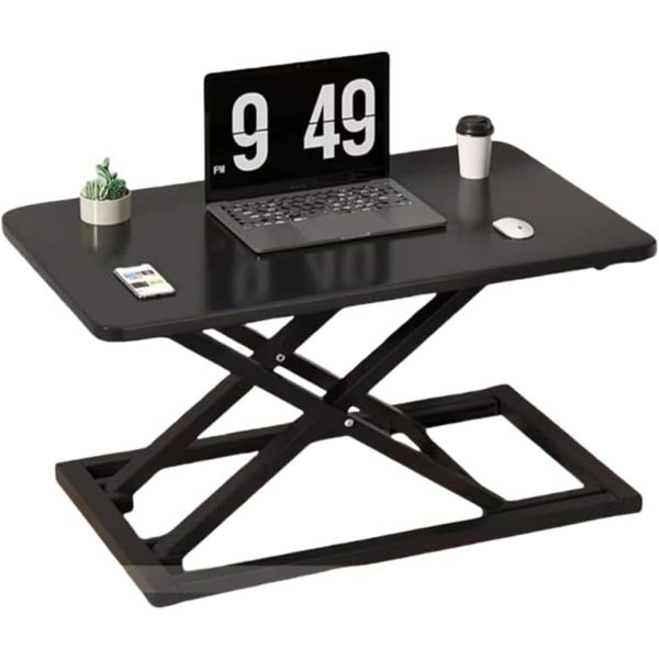 Siuhuig Standing Desk Elevator, Desktop, Elevator, Foldable, Height Adjustable, Lift Desk, Multifunctional Table, Office Work Table, Workstation Computer Table, Home Desktop Elevating Laptop Desktop