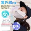 [Besince] スポーツマスク フェイスマスク UPF50+ UVカット紫外線対策 洗えるマスク 日焼け防止 日よけ ひんやり 接触冷感 冷感マスク 息苦しくない 速乾 男女兼用 フェイスカバー フェイスガード 洗える 立体形状 (ホワイト)