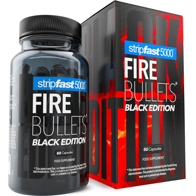 Fire Bullets Max Strength Black Edition for Women and Men