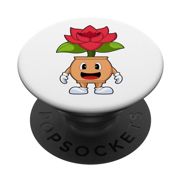 Plant pot Rose Flower PopSockets Adhesive PopGrip