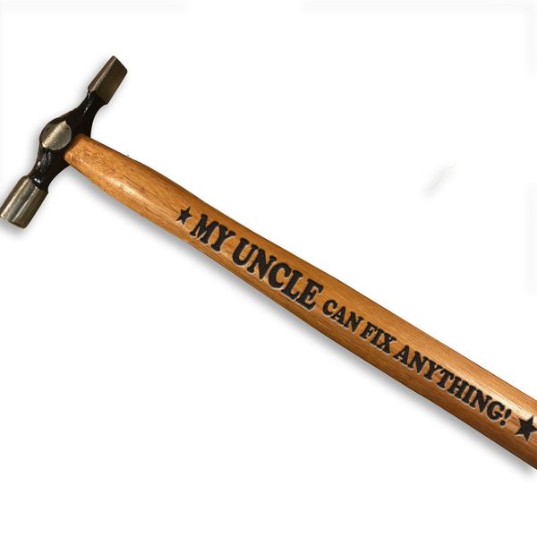 Uncle Engraved Hammer Tool Gift for Uncle Funny Birthday Gift for Him