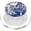Blue Willow, Asian Pattern, chinoiserie PopSockets MagSafe PopGrip for iPhone