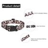 Mercano Adjustable Dog Collar - Special Design Patterns, Soft Nylon Comfortable Durable Pet Collar for Small Medium Large Dogs (S, Leopard)