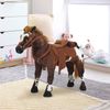 Kids Toy 24" Ride On Horse Plush Standing Pony Cowboy Gift Neigh Sound