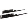 CocoBlack Naturals 3 Row Styling Comb For Detangling, Defining And Separating Curls (Black)