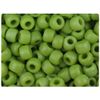 BeadTin Olive Matte 9mm Barrel Pony Beads (500pcs)