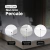 Indus Textiles Fitted Sheets 25CM Extra Deep Percale - White-king
