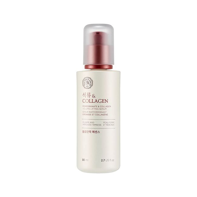 The Face Shop Pomegranate & Collagen Volume Lifting Serum | Lightweight Revitalizing Serum for Skin Firming, Lifting, Hydrating & Radiant | Deep Nourishing Your Kin, 2.7 Fl Oz