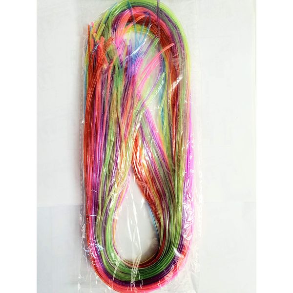 A1SONIC® fashion Scoubi Scooby Scoubidou Scoobies 40 Pack Weaving Fashion Strings Friendship Bracelet Jeweler Making Craft (GLITTER)