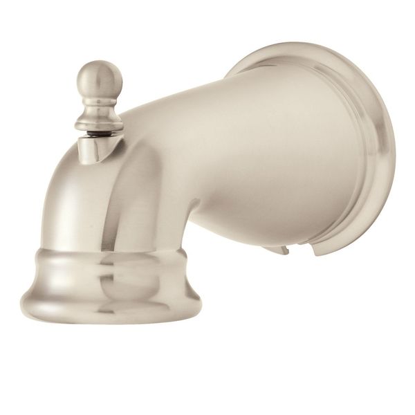 Speakman S-1560-BN Alexandria Bathtub Spout with Diverter for Stylish Bathroom Décor, Brushed Nickel