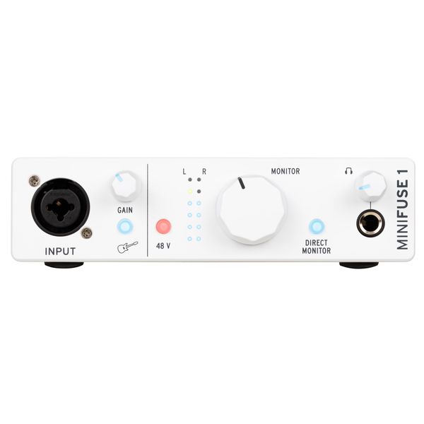Arturia Mini Fuse 1 Portable Audio Interface with Music Production Software, White
