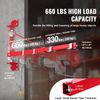 Electric Hoist Support Arm Swinging Holder Scaffold Pole 660 lbs Max Load
