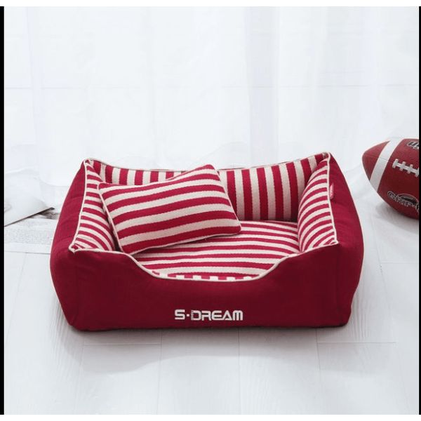 Luxury Washable Pet Bed: Comfort And Style Combined - Red / S