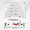 Multifunctional Delay Time Relay, GRT8-M1 Time Relay Delay with 10 Functions DIN Rail Mount AC/DC 12V~240V