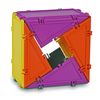 Geometiles 3D Building Set for Learning Math, Includes Many Online Activities,32-pc, Made in USA (Triangle/Rectangle/Square)