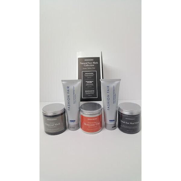 Face Mask Collection Dead Sea Charcoal Bentonite Clay + 2 FREE Cleansing Creme!