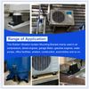 Laofudech Rubber Vibration Isolator Mounting Bracket Air Conditioner Mounting Bracket for Outdoor Mini Split Air Conditioner Condenser 4Pack