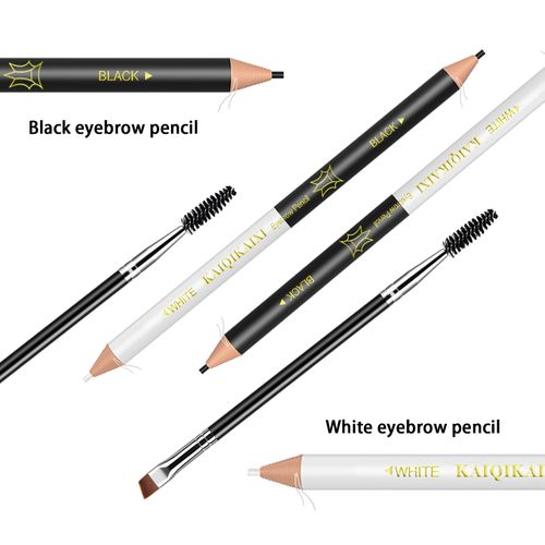 Eyebrow Pencil, Waterproof Professional Makeup Micro Brow Pencil,Eyebrow Pencil Case With Double Head And Eyebrow Brush Ultra Fine Hard Pen Refill