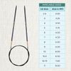 KnitPro J’Adore Cubics Fixed Circular Needles 24" 60cm | 3.75mm
