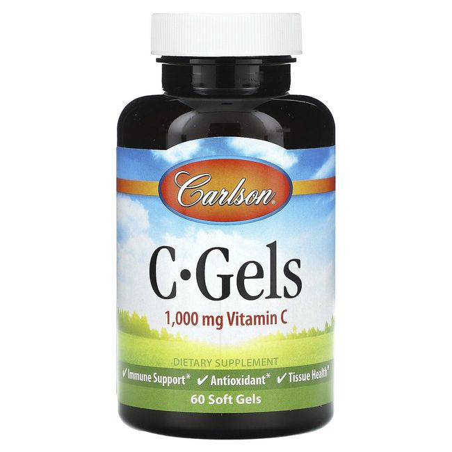 C-Gels, Vitamin C, 1,000 mg, 60 Soft Gels