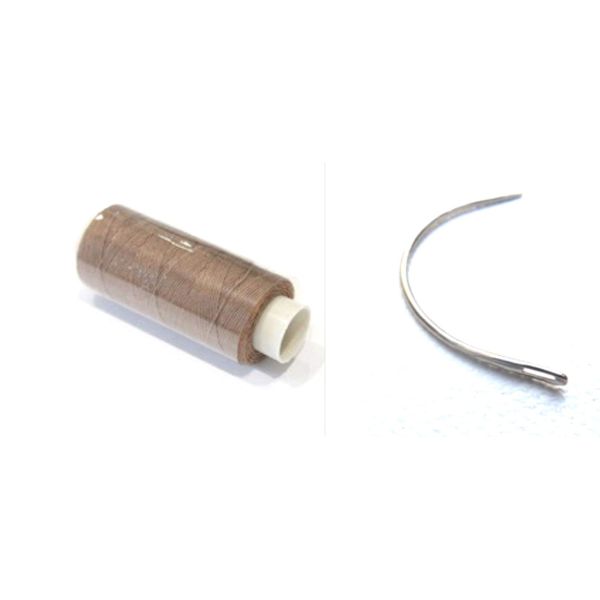 Light Brown Hair Weaving Thread, 60M with C needle