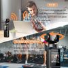 4K Body Camera with External Microphone, Mini Video & Audio Pocket Cam 270° Rota
