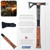 ESTWING Tomahawk Axe - 16.25" Lightweight Hatchet with Forged Steel Construction & Genuine Leather Grip - ETA