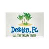 CafePress Destin Florida Therapy Rectangle Magnet, 3"x2" Refrigerator Magnet