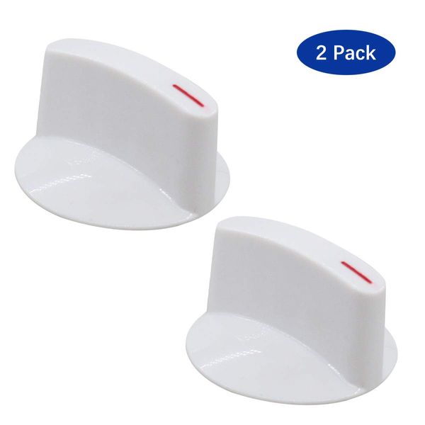 ApplianPar Pack of 2 WH1X2721 Dryer Washer Selector Timer Knob for GE Hotpoint Replace AP2044893 PS271094 WE01X10033