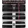for Dodge RAM 1500 2013-2018 CHROME Snap On Grill Overlay Grille Covers Inserts