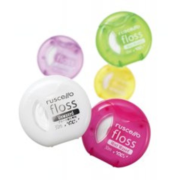 GC Dental Rushello Floss Mint Wax 6 Count Purple