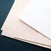 Kamimon Bi-Fold Colored Paper, White, Back: Peach, 1 Sheet