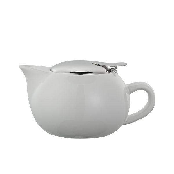 Service Ideas TPC10WH Teapot, Ceramic, 10 oz., Round, White